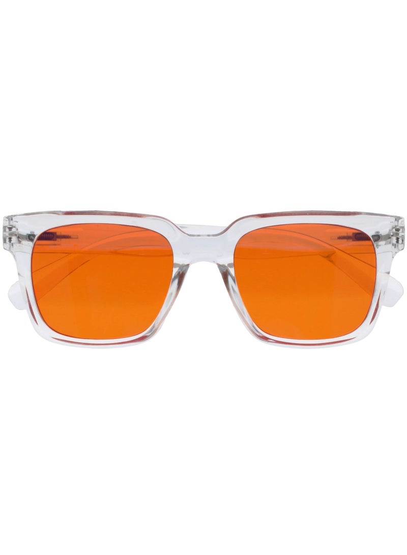 OPULIZE ERA Blue Light Glasses for Women Men, Oversized Frame with Clear Lens and UV400 Protection, Anti-Reflective & Anti-Glare, Computer & Screen Glasses, Clear (Pack of 1) - Image 1