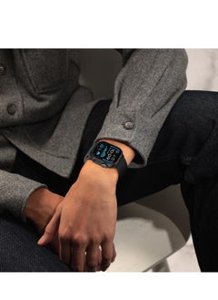 SZOXST Compatible for Apple Watch Band 42mm 41mm 40mm 38mm Elastic Nylon Braided Secure & Comfortable Stretchy Strap for Women Men,Parachute Buckle Bands for iWatch Series 10 9 8 7 6 5 4 3 SE Black  - Image 4