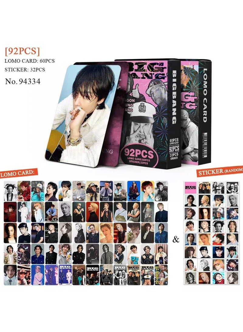 NIBEMINENT 92 Pcs Kpop BIGBANG Lomo Cards Card For Fans Collection Gifts - Image 1