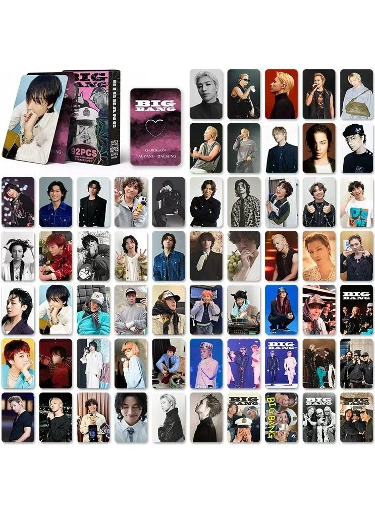 NIBEMINENT 92 Pcs Kpop BIGBANG Lomo Cards Card For Fans Collection Gifts - Image 2