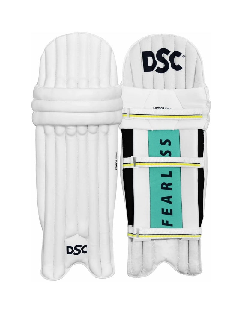 DSC - Condor Atmos Leather Cricket Batting Legguard (Size - Mens, Right Hand), Leather - Image 1