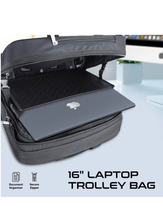 PROMATE Promate Laptop Trolley Bag, Water Resistance 16-inch