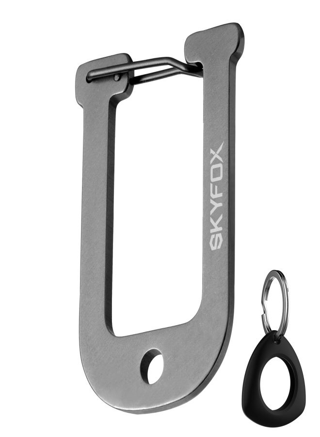 A-Z Initials Letter Keychain with AirTag Case,Key Rings for Men Women Girls Purse Handbags,Car Keychain,Bag Charm Skyfox - Image 1