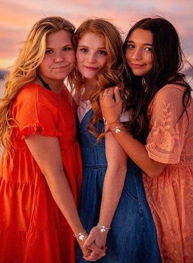 PESOENTH Best Friend friendship Bracelets for 3 Heart Puzzle BFF Matching Bracelets Gifts For best Friends Women Birthday Christmas - Image 5