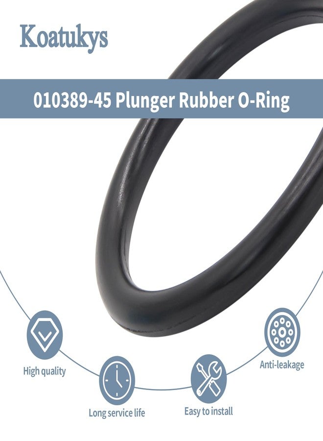 Koatukys 010389-45 Plunger Rubber O-Ring for 3-Tier Sink Drain and Twist Waste Drain Valve Compatible with T&S Brass 010389-45 (8/Pack) - Image 4