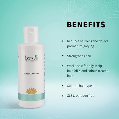 Barva Revitalizing Shampoo, Healthy Hair Growth, Anti Hairfall with Amla & Aloe Vera extracts, 200ml - Image 5
