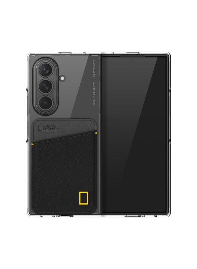 NATIONAL GEOGRAPHIC حافظة بطاقة ناشيونال جيوغرافيك V2 (سلسلة Galaxy Z Fold) Galaxy Z Fold 7 - أسود - Image 1