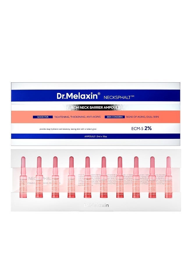 Dr. Melaxin Necksphalt Ecm Ceramide Neck Cream 50Ml & Necksphalt Ecm Ceramide Neck Serum 1.5Ml*10Ea Bundle - Image 3