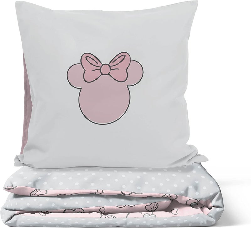 Jay Franco Disney Minnie One of a Kind 100% Cotton Children's Bedding Set 135 x 200 cm Single Bed Size Duvet Cover + Pillowcase 80 x 80 cm Fault optimized construction - Image 5