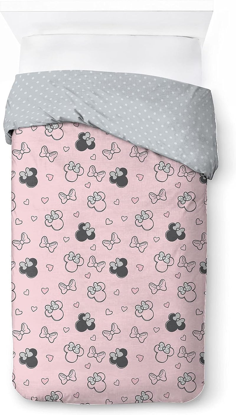 Jay Franco Disney Minnie One of a Kind 100% Cotton Children's Bedding Set 135 x 200 cm Single Bed Size Duvet Cover + Pillowcase 80 x 80 cm Fault optimized construction - Image 3