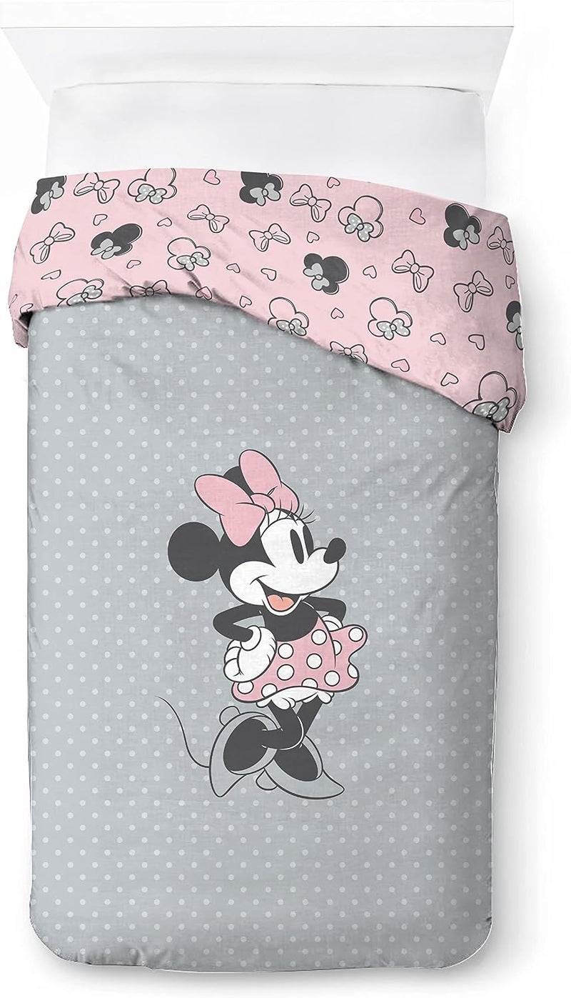 Jay Franco Disney Minnie One of a Kind 100% Cotton Children's Bedding Set 135 x 200 cm Single Bed Size Duvet Cover + Pillowcase 80 x 80 cm Fault optimized construction - Image 2