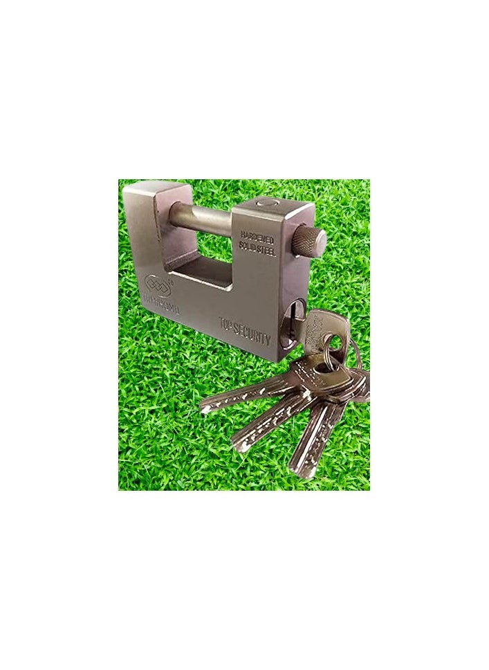 94 mm solid lock against breakage and tampering, computer, 5 keys, the strongest lock in Egypt  - Image 2