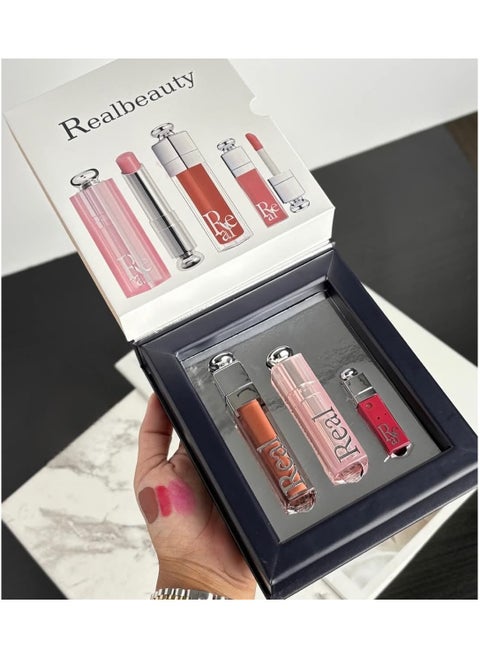Real Beauty Permanent Lipstick 3 Pieces Multicolour