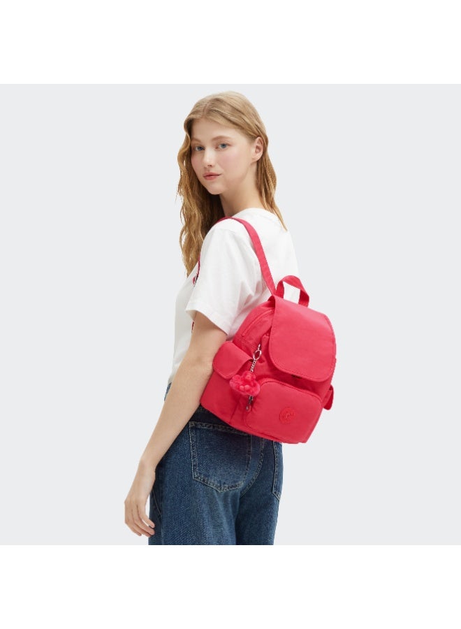 kipling City Pack Mini Backpack Resort Pink - Image 4