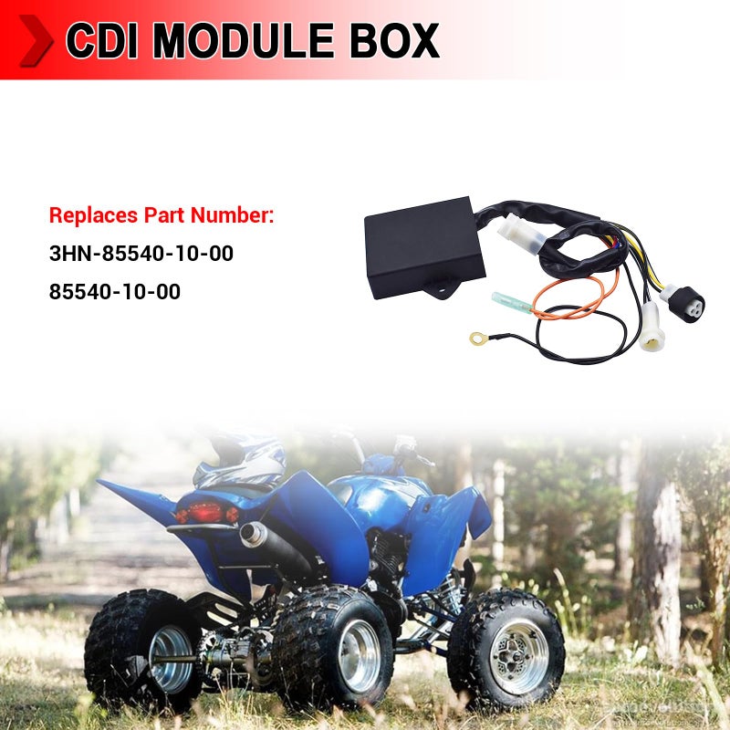 Ignition Module Igniter CDI Box for Yamaha Bruin 350 2004-2006, Grizzly 350 2007-2014, Wolverine 350 2006-2009, Replace 5UH-85540-00-00 - Image 2
