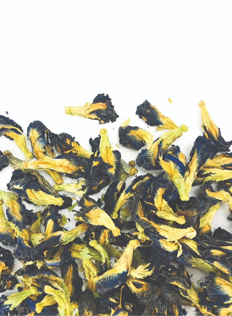 Tealand Butterfly Pea Flower Tea Thai Blue Tea Herbal Natural Caffeine Free Antioxidant Rich Relaxation Tea Dried Orchid Flowers for Brewing Cooking Beverages Beauty 250g - Image 3