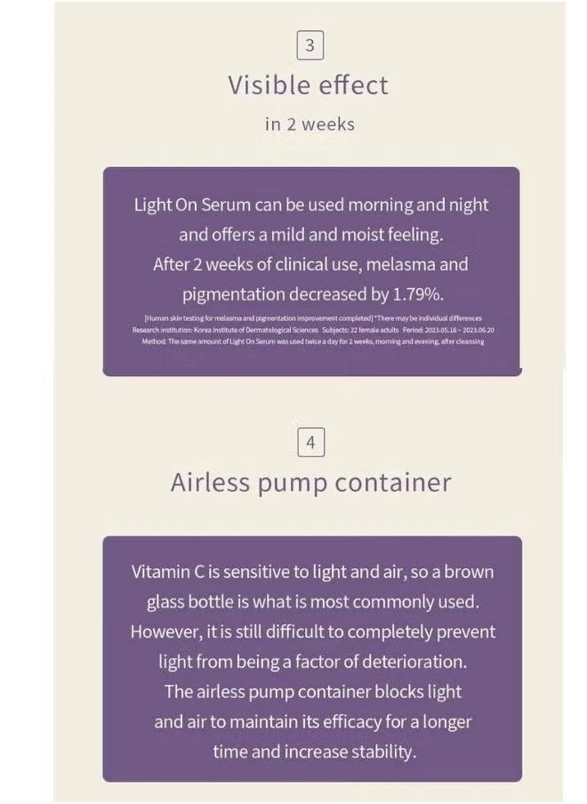 Beauty of Joseon - Light On Facial Serum Centella Plus Vita C 30ml - Image 1