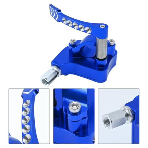 EATAKWARD Universal Billet CNC 7/8 inch ATV Throttle Lever Thumb Controller Thumb Throttle Replacement for Yamaha Raptor 350 660 700 HD TRX 400EX Replacement for Suzuki LTR450 250 500 LTZ400 250 etc - Image 5