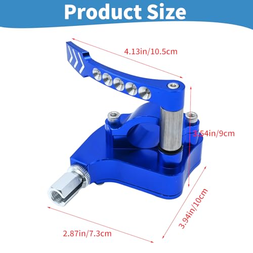 EATAKWARD Universal Billet CNC 7/8 inch ATV Throttle Lever Thumb Controller Thumb Throttle Replacement for Yamaha Raptor 350 660 700 HD TRX 400EX Replacement for Suzuki LTR450 250 500 LTZ400 250 etc - Image 4