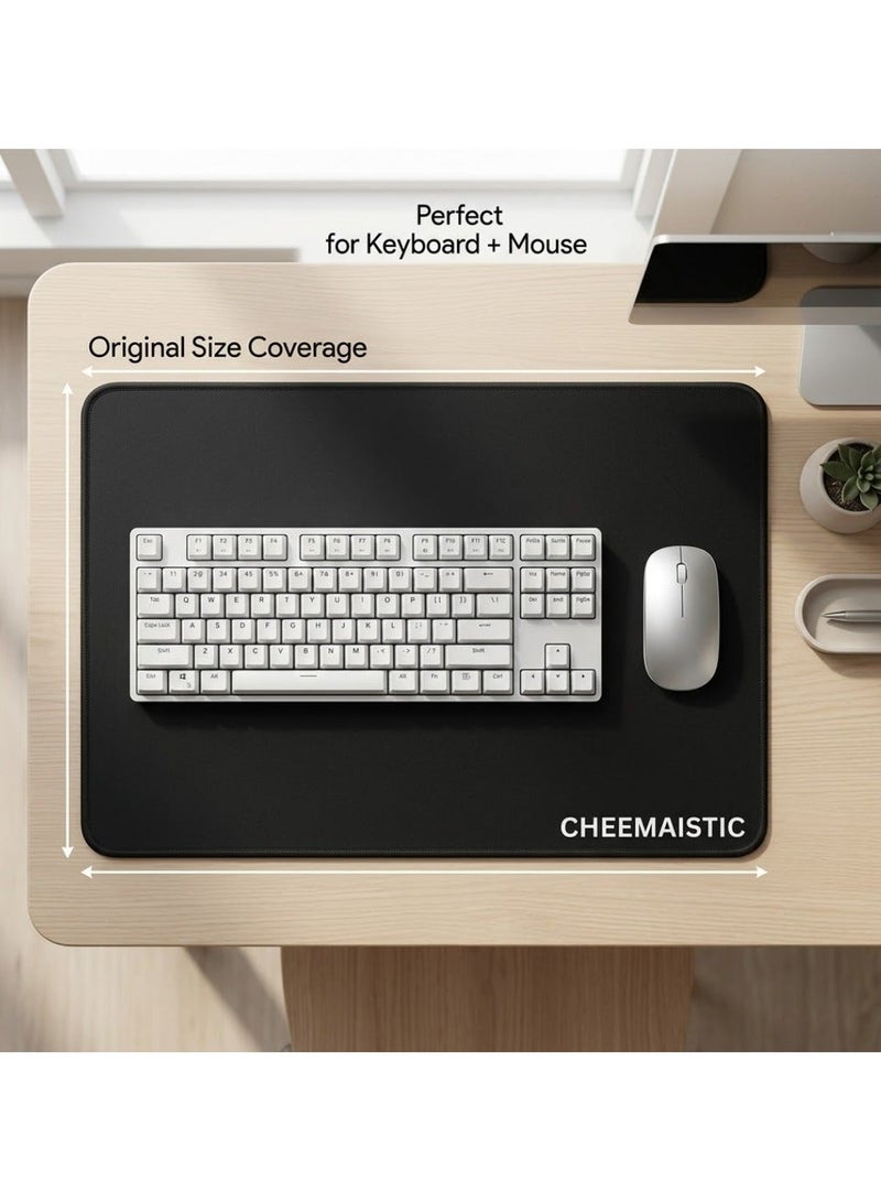 CHEEMAISTIC Mouse Pad for Laptop and Computer, Smooth Waterproof Surface Mouse Mat, Non Slip Rubber Base Mousepad, Precision Optical Tracking for Office Work, Home, Gaming, and Study Desk Accessories - Image 3