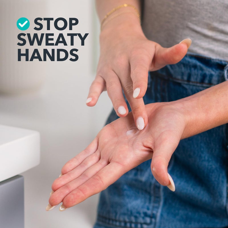 SweatBlock Antiperspirant Lotion for Hands & Feet - CLINICAL STRENGTH for Men & Women - Hyperhidrosis Aid to Stop Excessive Sweating - Reduces Foot Odor - Moisturizing w/ Aloe - Travel Size 1.69 fl oz - Image 2