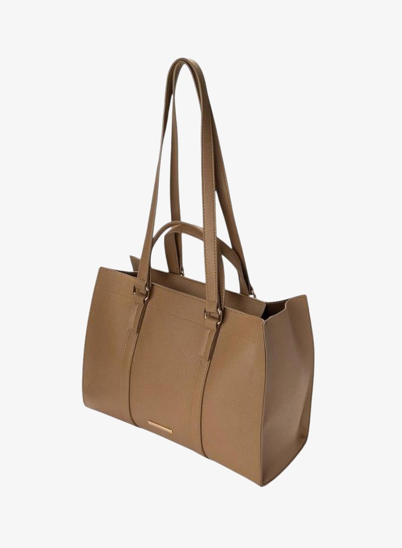 Bata Structured Top Handle Tote Bag - Image 3
