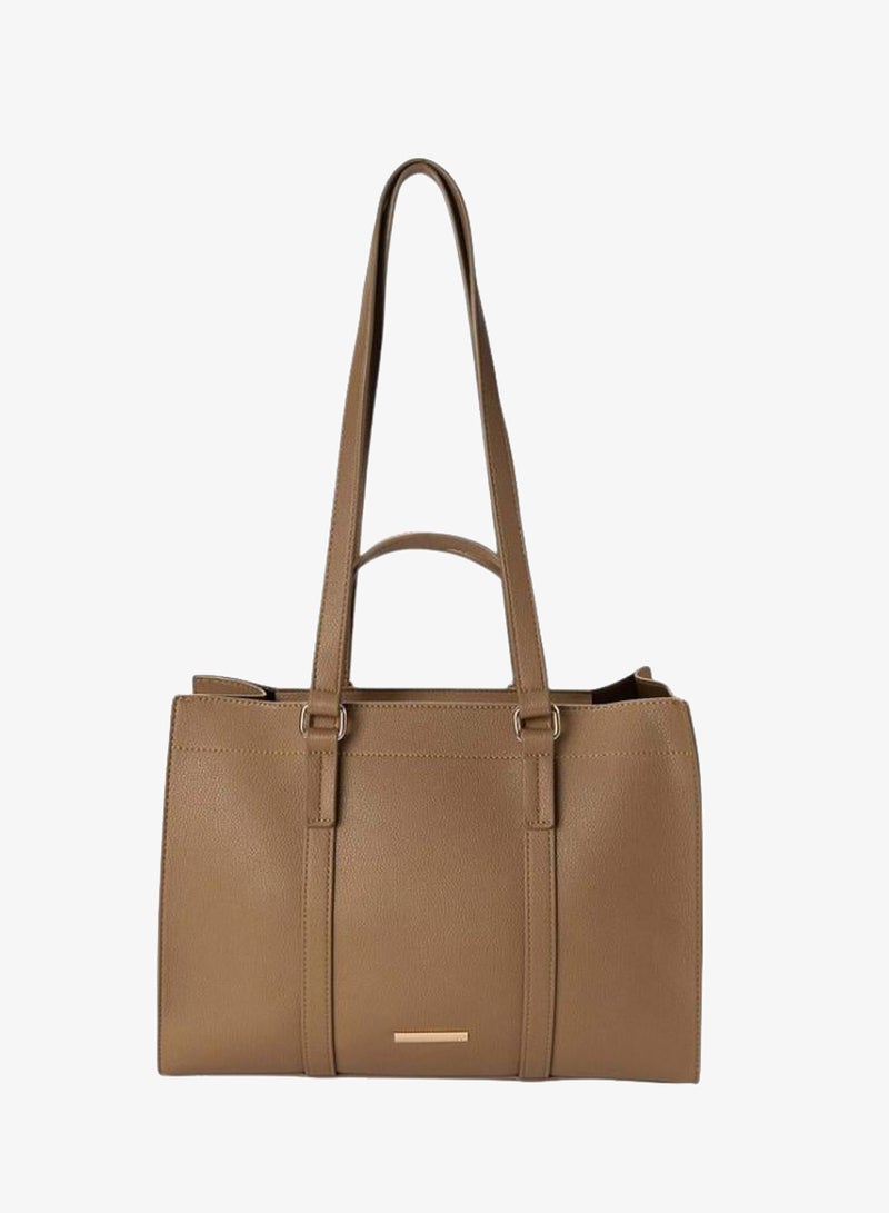 Bata Structured Top Handle Tote Bag - Image 1