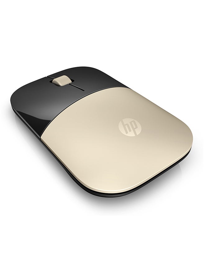 HP ماوس لاسلكي احترافي Z3700 ذهبي/ أسود - Image 2