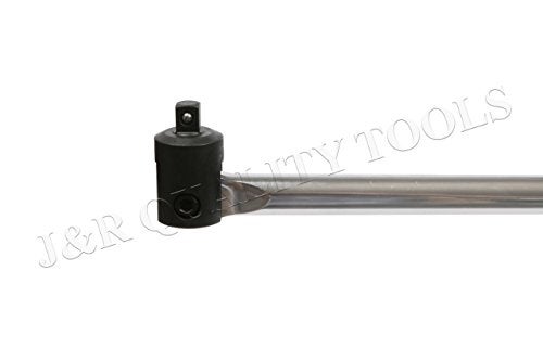 VECTOR Breaker Bar | 3/8" Drive x 15" inch Long Swivel Head Socket Wrench Pry Bar CR-V - Image 2