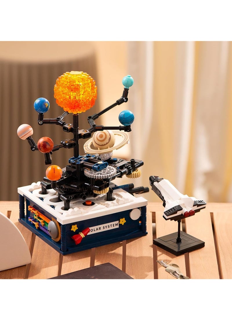 Solar System Creative Building Toys Educational Toys for Science Experiments Gifts for Children Ages 8-10-Ages 12-14 and up STEM Learning Kits 775 Piece - Image 3