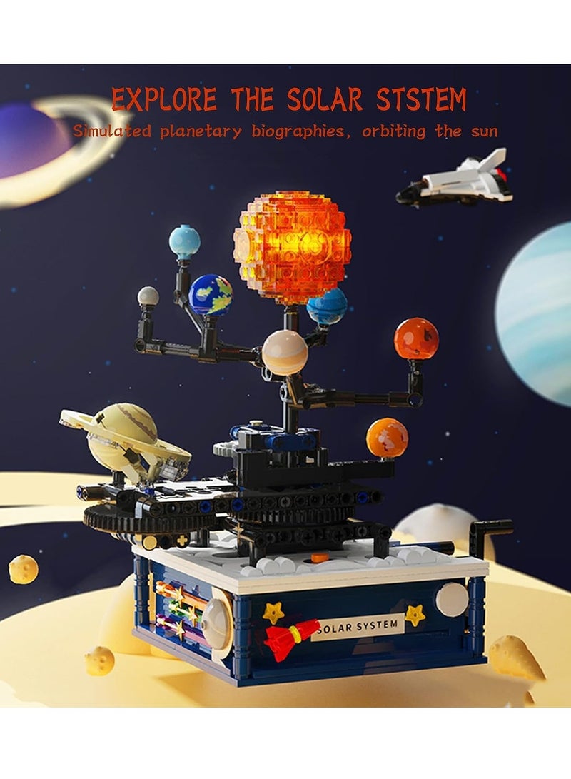 Solar System Creative Building Toys Educational Toys for Science Experiments Gifts for Children Ages 8-10-Ages 12-14 and up STEM Learning Kits 775 Piece - Image 5