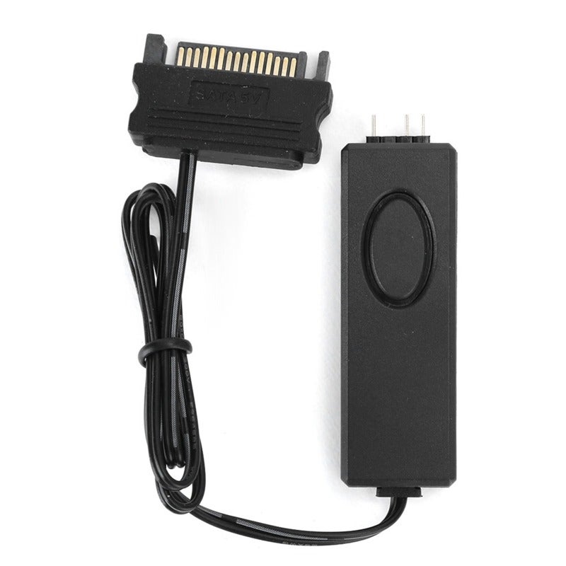 جهاز تحكم عن بعد RF لمروحة وإضاءة، ملحقات كمبيوتر، 5V Symphony ARGB أسود، موصل SATA (أسود) - Image 4