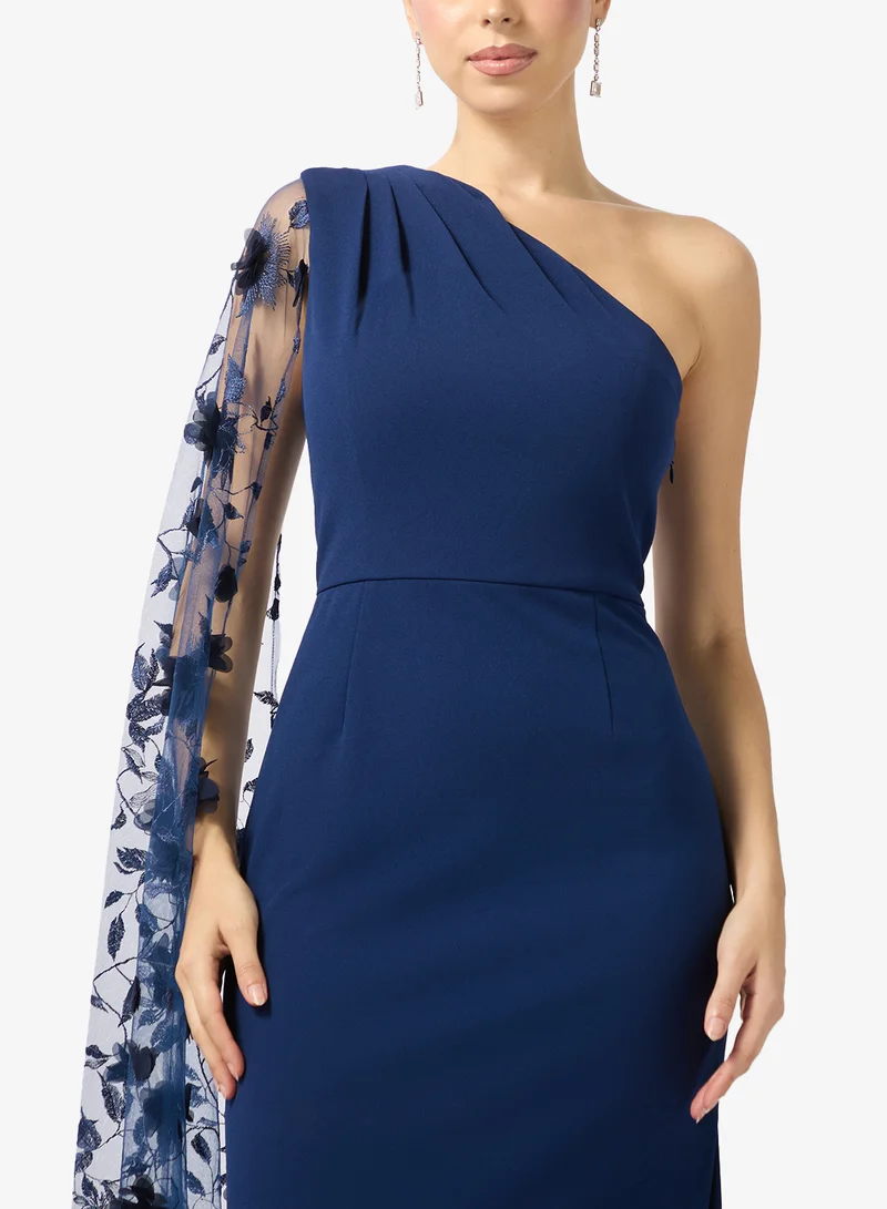 Adrianna Papell  One Shoulder Maxi Dress for Women | Best Price UAE