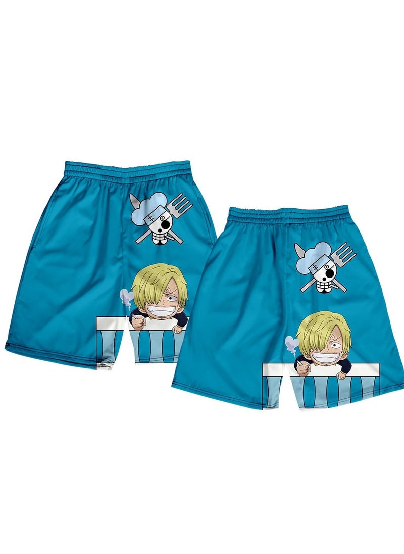 KUYING Summer One Piece Loose Home Five Guarter Shorts  - Image 1