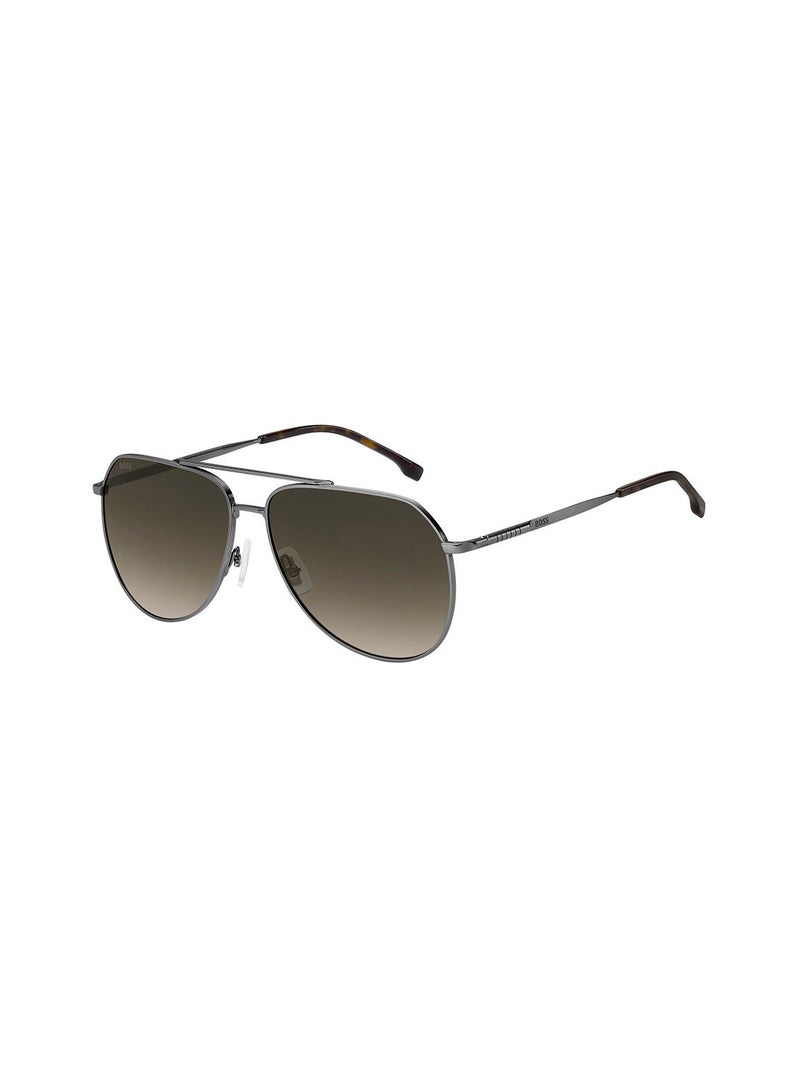 HUGO BOSS Men's UV Protection Pilot Sunglasses - Boss 1447/S Dk Ruthen 61 - Lens Size: 61 Mm - Image 1