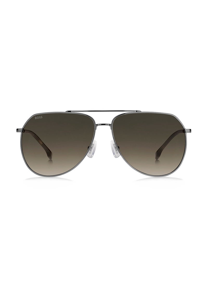 HUGO BOSS Men's UV Protection Pilot Sunglasses - Boss 1447/S Dk Ruthen 61 - Lens Size: 61 Mm - Image 3