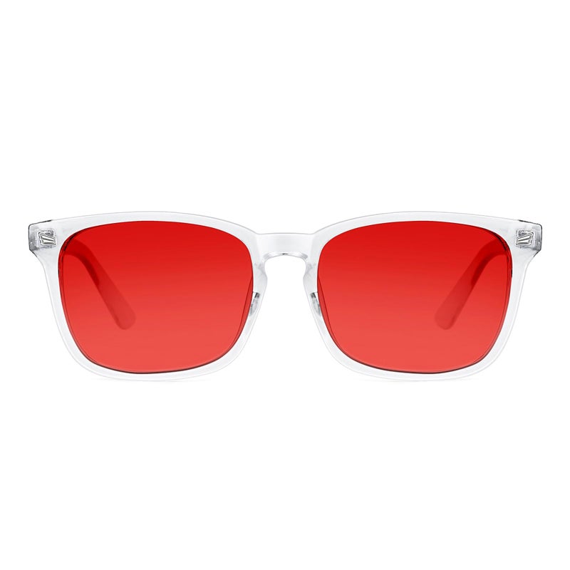 TIJN Blue Light Blocking Glasses for Women Men Clear Frame Square Nerd Eyeglasses Anti Blue Ray Computer Screen Glasses - Image 1