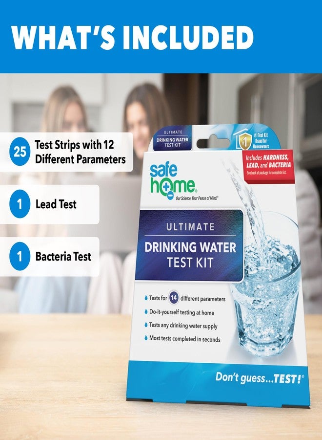 Safe Home® 14-in-1 DIY Drinking Water Test Kit – Includes The #1 Selling Lead & Bacteria Test Kits + 12 Additional Parameters – City Tap or Well Water – 302 Total Tests - Image 3