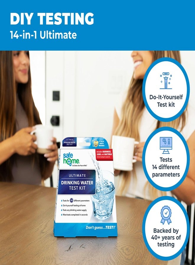 Safe Home® 14-in-1 DIY Drinking Water Test Kit – Includes The #1 Selling Lead & Bacteria Test Kits + 12 Additional Parameters – City Tap or Well Water – 302 Total Tests - Image 4