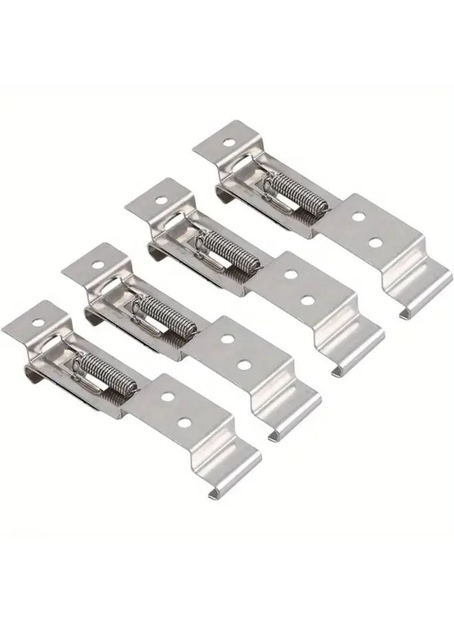 4Pcs No Drill License Plate Holder Adjustable Frame Stainless Steel Universal Fit - Image 5