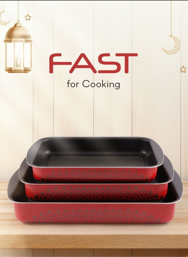 FAST Tefal Fast Rectangular Tray Set Delicious Dishes - Image 1