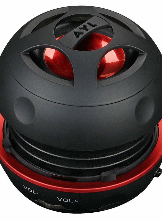 AYL Mini Speaker System, Portable Plug-in Speaker with 3.5mm Aux Input, External Audio for Laptop Computer, MP3 Player, iPhone, iPad, Cell Phone (Black) - Image 1