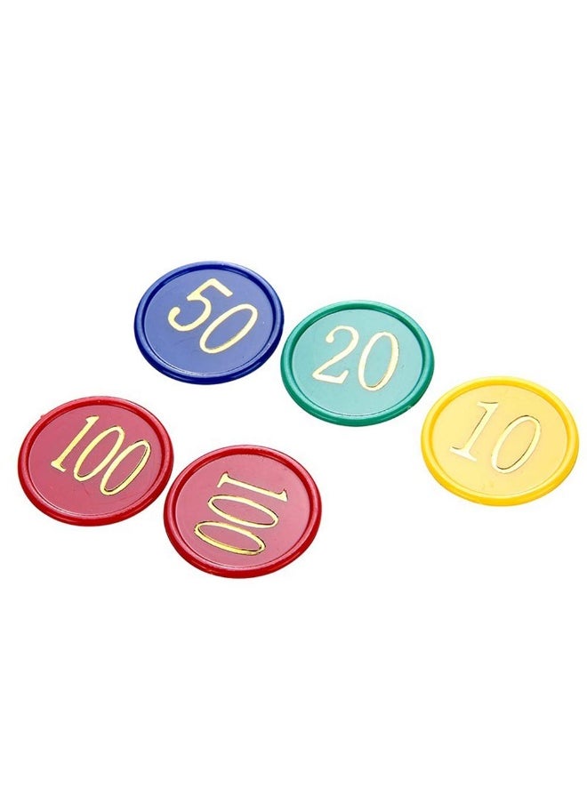 KOWVOWZ Round Chip Set 160pcs / Box, Round Chips, Plastic Counting Chips for Crafts Decoration, Plastic Counting Chips for Math  - Image 4