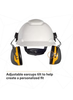 3M 3M PELTOR Ear Muffs, Noise Protection, Hard Hat Attachment, NRR 24 dB, Construction, Manufacturing, Maintenance, Automotive, Woodworking, X2P3E  - Image 5