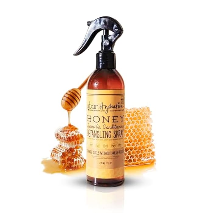 Urban Hydration Honey Health and Repair Hair Detangler | Sulfate, Paraben and Dye Free, Detangles, Prevents Breakage, Tames Frizz, and Repairs Damage for Smooth and Shiny Hair, 9.1 Fl Ounces - Image 1