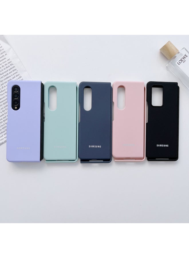 Generic For Samsung ZFOLD6 5G Mobile Phone Case ZFOLD4/W23 Official All-inclusive Liquid Silicone Case ZFOLD2-Color:Light Blue-Applicable Model:Samsung ZFOLD3/W22  - Image 2