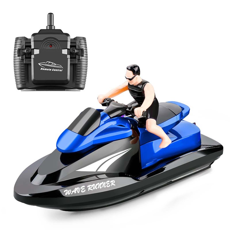 809 RC Motorboat RC Boat High Speed Remote Control Boat for Pools Lakes 2.4Ghz Waterproof Toy for Kids Boys and Girls - Image 1
