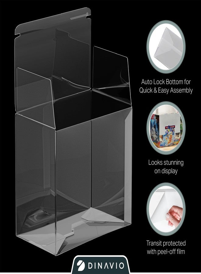 Dinavio Crafthouse Plastic PKMN Booster Box Protector 10 Pack - Booster Box Case Display Protectors - Compatible with English PKMN Booster Boxes - 0.5mm Thick (Pack of 10) - Image 4
