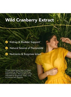 North American Herb & Spice CranFlush - 2 fl. oz. - Bladder & Kidney Support - Wild, Raw Cranberry Extract Supplement - Non-GMO - 88 Servings  - Image 2