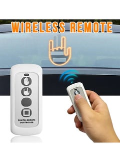 BUYCO Glowgesture Car Hand Sign LED Light: Fun Finger Lights for Car, Remote Control, Road Rage, LED Stickers for Car Window, Car Window Lights  - Image 5
